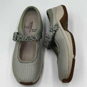 Merrell Encore Mary Jane Flats Performance Shoes Womens 7 Lime Blue Mesh Comfort